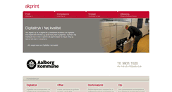 Desktop Screenshot of akprint.dk